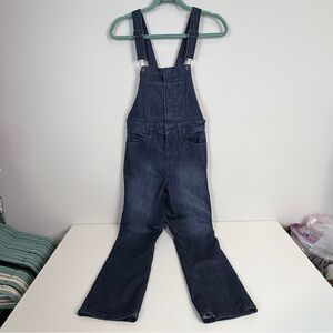 Lucky Brand Bridgette Slim Straight Cropped Denim Overalls 0/25